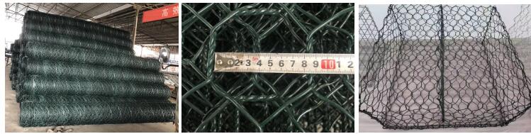 OEM Galvanized Hexagonal Wire Mesh Cage Fence Large Rock Gabion Basket Retaining Wall