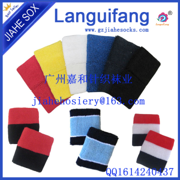 High quality fashion custom terry sport cotton hand sweatband