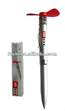 Promotin Metal Fan Pen with Custom Logo