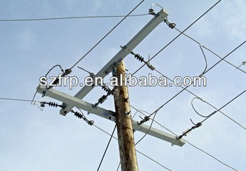 FRP fiberglass cross arm for overhead power line fitting