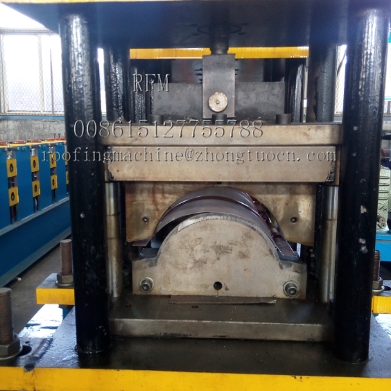 Steel Roof Ridge Cap Forming Machine