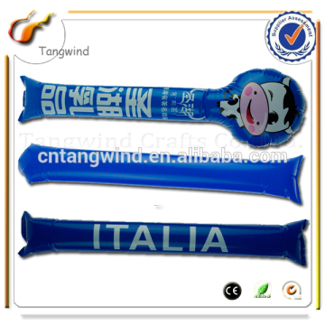 Promotional Customizd PE Plastic Inflatable Cheering Stick Inflatable Noise Stick Bang bang Stick