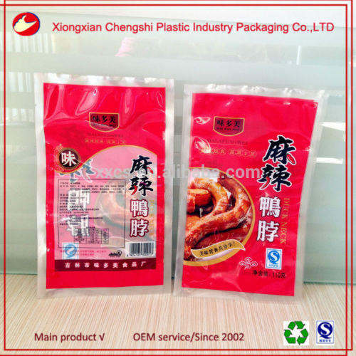 custom printed food packaging plastic vacuum seal bags