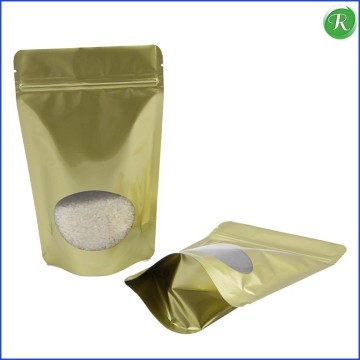 flat bottom ziplock bag aluminium foil bag for coffee packaging