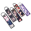 Benutzerdefinierte Logo Flug Jet Tag Anime Keychain Sublimables