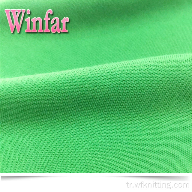 Polyester Katı Boya Tek Jersey Örme Polyester Kumaş