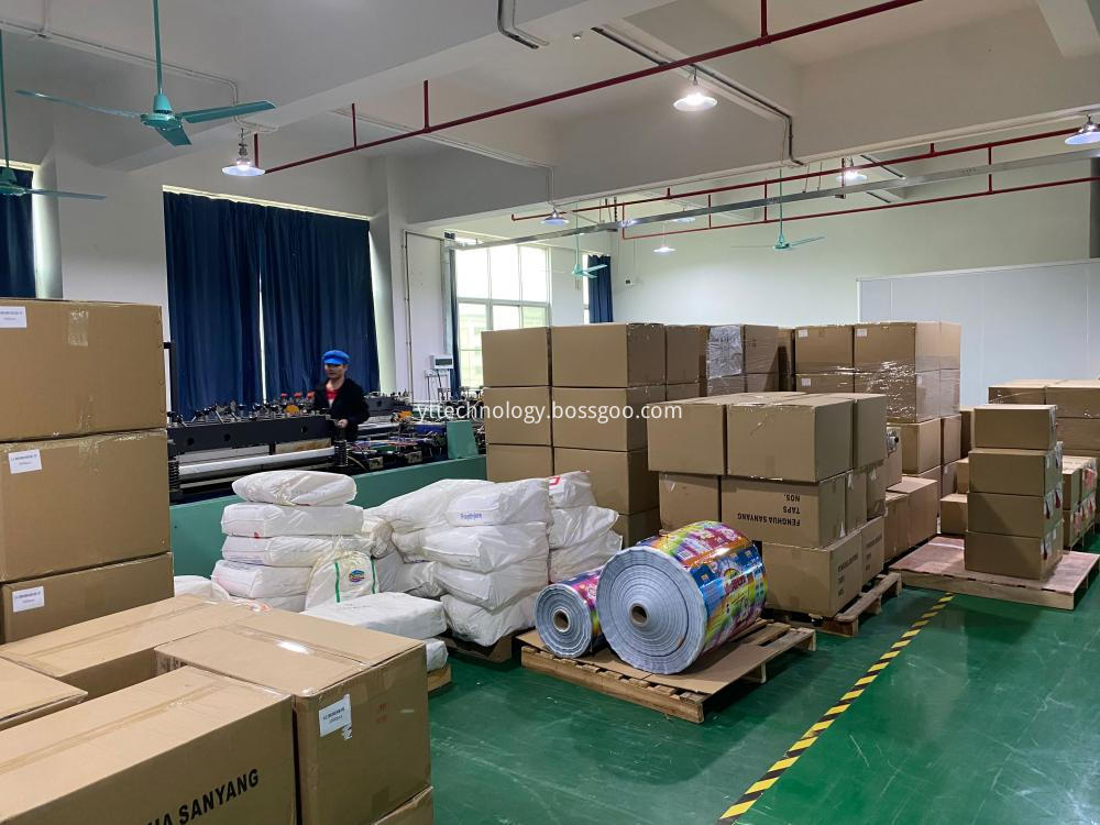 Bereich Produkte stapeln Stacking Products Area
