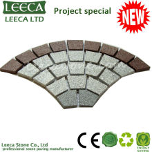 Fan sheet granite pattern paving stone
