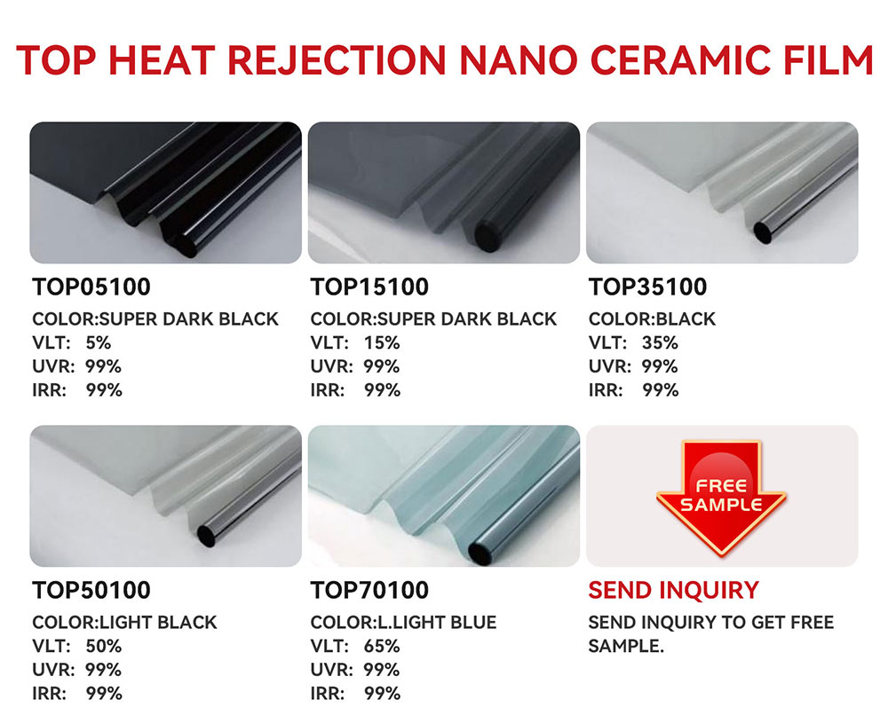 окрашенная оконная пленка dyed window tint film