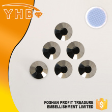 YHB two days delivery time brilliant shiny Jet Hematite glass rhinestone hot fix applicator