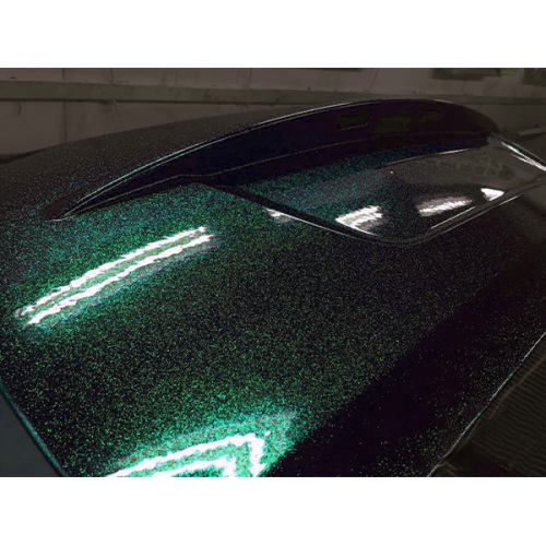 Metallic Diamond Lical Green Car Car Cap SPint Vinyl