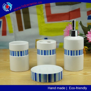 Gift&daily use concise style ceramic bath set,sanitary wares,bath accessories