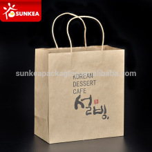 Custom printed kraft paperbag with logo