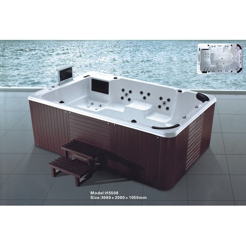 8 People Massage Hydropool Therapy Relaxing Hot-Tub