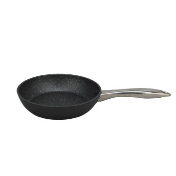 Multifuctional Black Aluminum Frypan with Long Handle