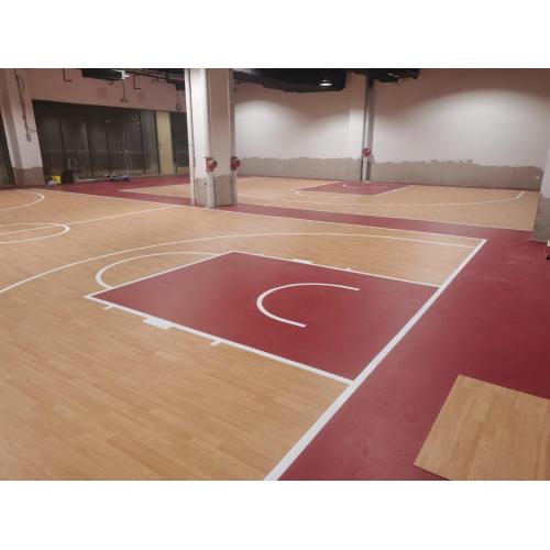 High -End -Indoor -FIBA zugelassener Basketball -PVC -Bodenbelag