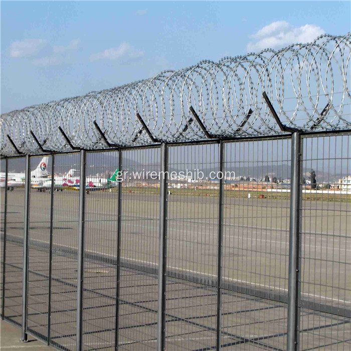 BTO-22 Γαλβανισμένο Concertina Razor Wire για το αεροδρόμιο