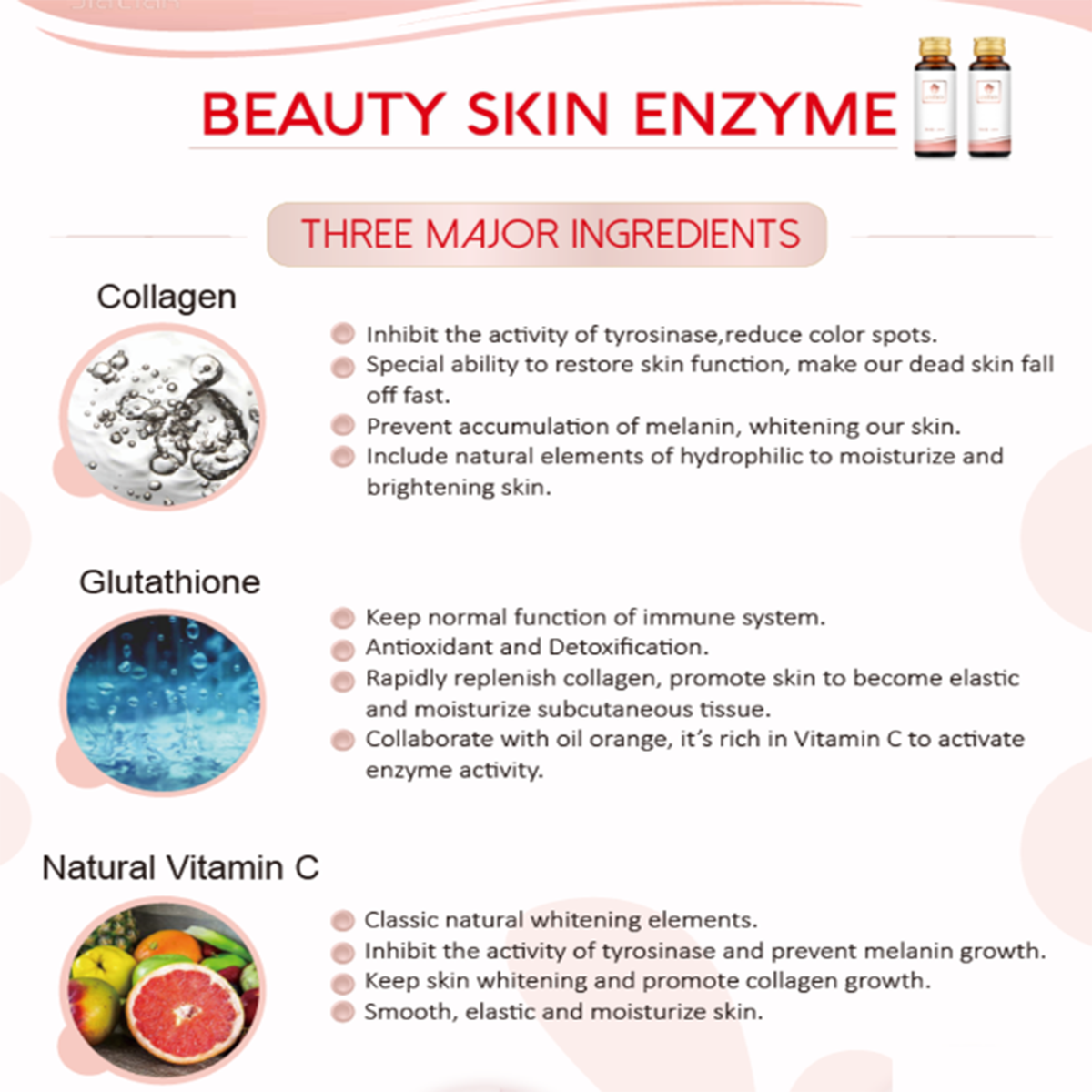 Private label vitamin C drink Vegan whitening 1000mg vitamin C drink Natural vitamin C powder collagen drink