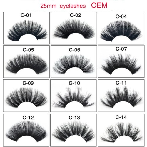 5D Faux Mink Washes Silk False Eyelash 25MM