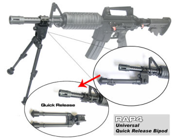 T68 Paintball Gun Universal Quick Release Bipod