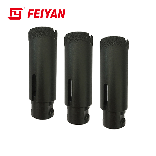 Vacuum brazed diamond core bits for porcelain, marble, quartz,nature stone