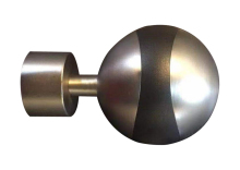 Gold and silver ball head Curtain Rods