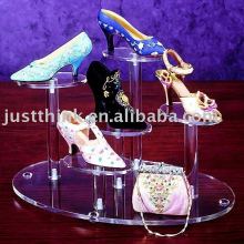acrylic shoes display rack