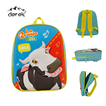 3D EVA 600D Oxford Fabric Calf school bag for children