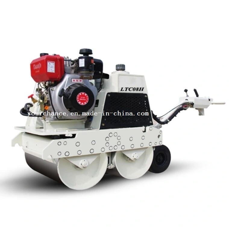 Hot Sale Ltc08h 800kg Asphalt Roller Walking Behind Hydraulic Vibratory Mini Road Roller Compactor