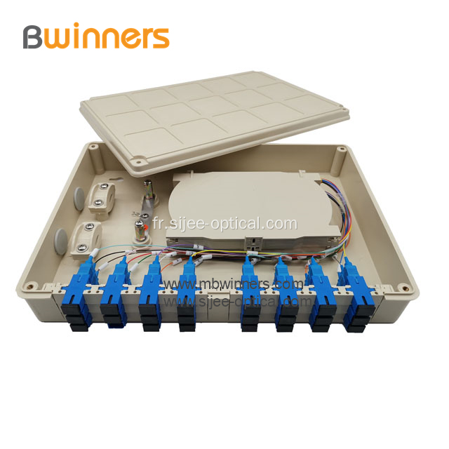 Boîte de distribution de terminaison optique d'épissure de fibre de 24 cœurs