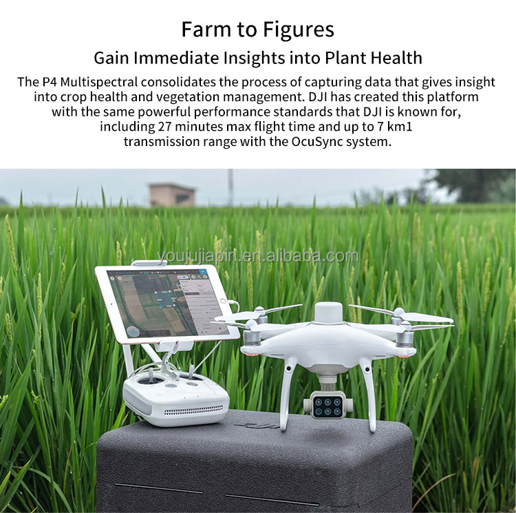P4 Multispectral Phantom 4 Multispectral a high-precision drone for agriculture missions environmental monitoring etc