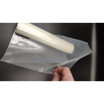 Película transparente de PVC plegada del centro transparente para empacar