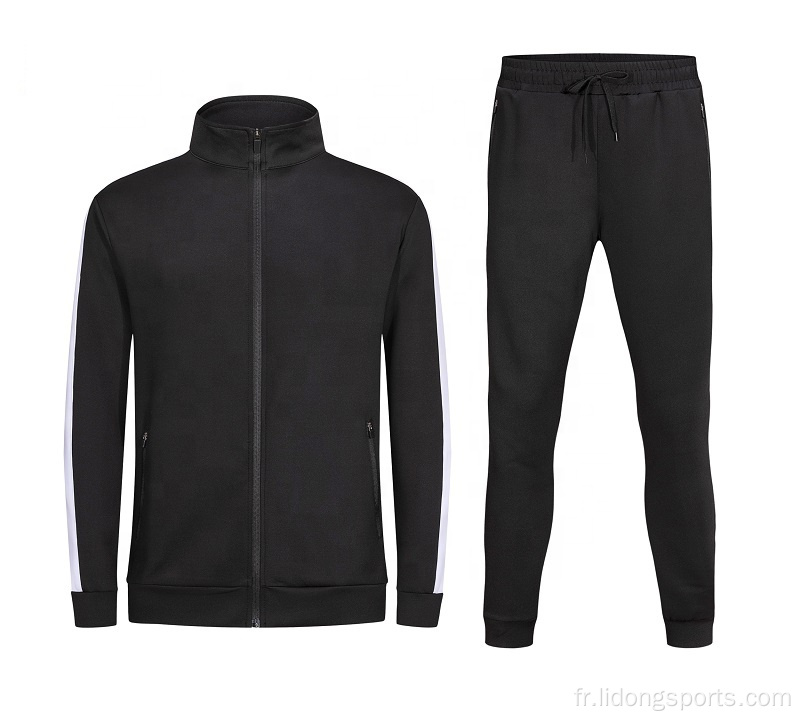 Courir de survêtement personnalisé Breathable Mens Jogging Tracksuit