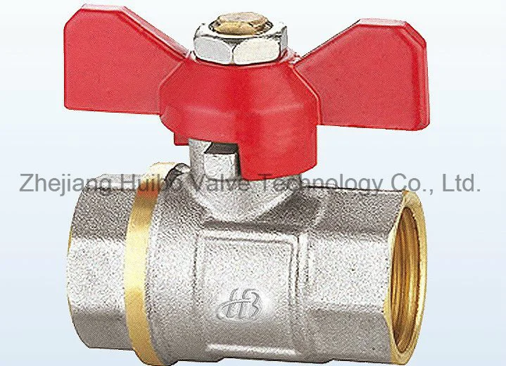 Female Thread Ball Valve with Butterfly Handle