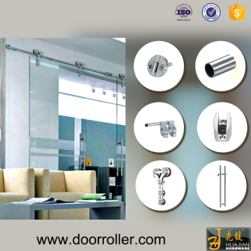 hanging double sliding door track and wheels