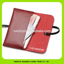 Luxury leather stand genuine leather mobile phone cover 16125