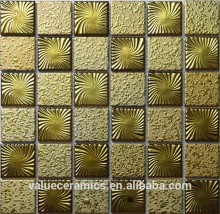 gold ceramic tiles,mosaic tile,ceramic mosaic