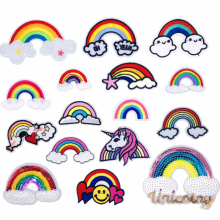 patch brodé Vêtement Vêtements Accessoires Badges Rainbow