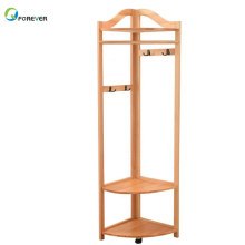 All Solid Wood Corner Coat Rack