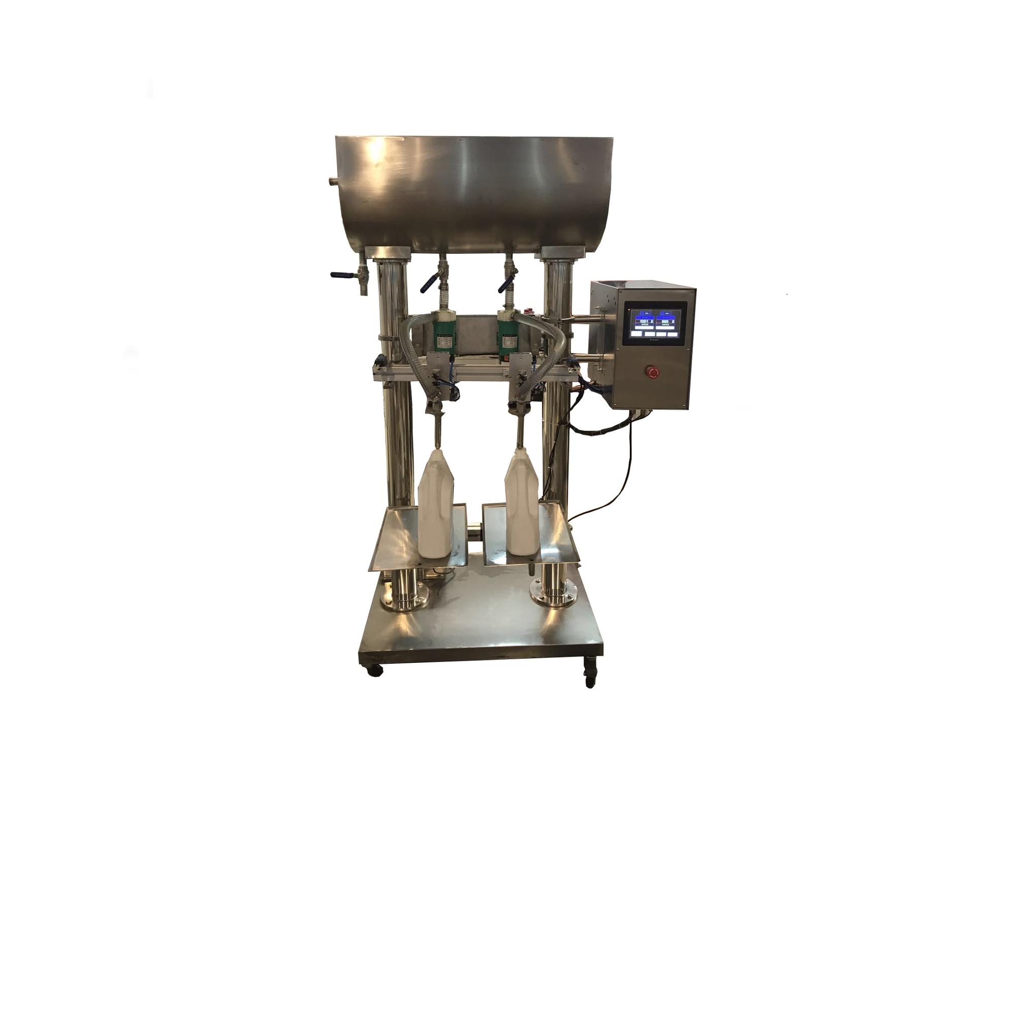 SL-APG-02 Double Heads Weighing Liquid Filling Machine