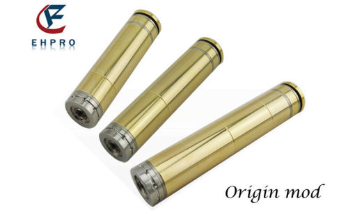 Gold Oem Mechanical Mod E Cigarette 18350 Battery With 510 Thread