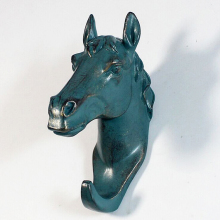 Bronze wall decoration horse headwall hanging statue