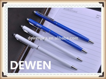 hot selling slim metal touch twist pen,reliable quality metal ball pen