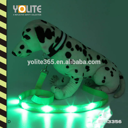 Reflective safety pets products,LED pet belt,LED pet leashes,LED belt with CE EN13356