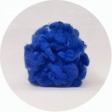 Stock Dope Dyed Purple Polyester Staple Fiber PSF for Spinning