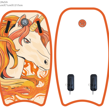 2021 New Design Kick Board Inflatable Body Board for Water Sports