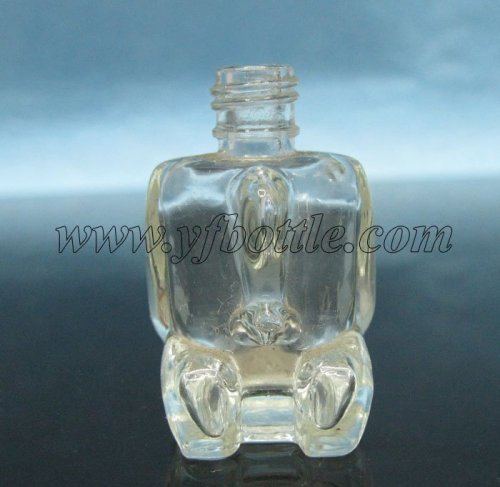 Glass nail polish packaging