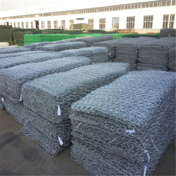 Woven Hexagonal Mesh Gabions 1x1x1m With Stone