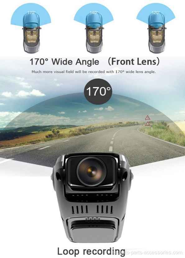 Dual Lens Mini DVR Vehicle Full 1080p Camera