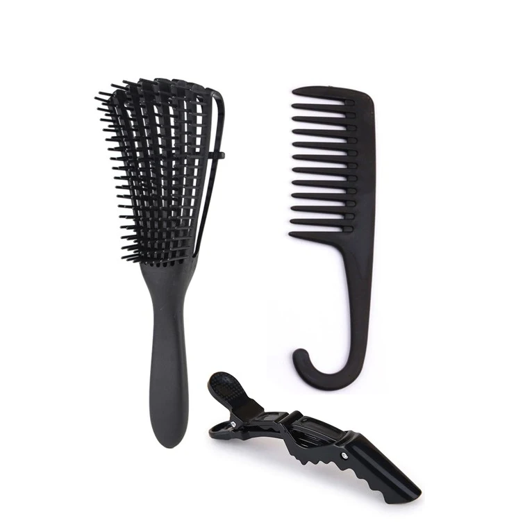 Non-Slip Plastic Black Stlying Clip Alligator Hair Clip Hair Claw for Thick and Thin Hair